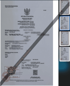 akta nikah apostille indonesia akta perkawinan