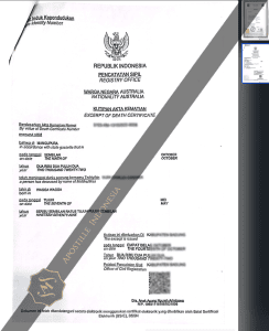 sertifikat kematian apostille kematian